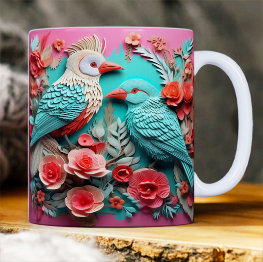 Taza de cerámica con diseño 3d personalizado (11 oz), para la oficina y el hogar, regalos novedosos para cumpleaños, Navidad, Fechas Especiales.