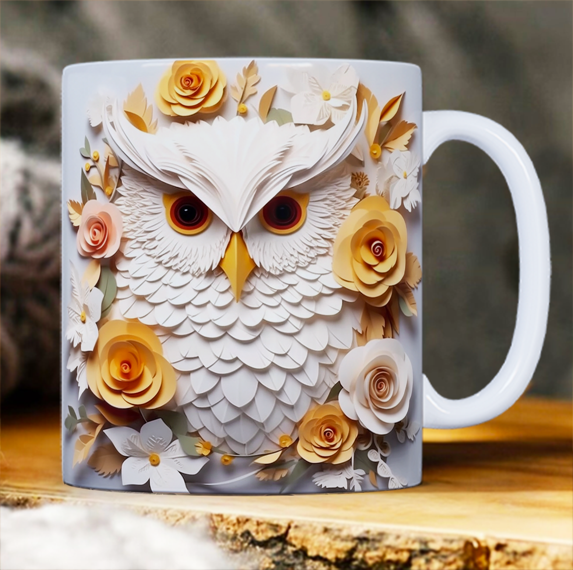 Taza de cerámica con diseño 3d personalizado (15 oz), para la oficina y el hogar, regalos novedosos para cumpleaños, Navidad, Fechas Especiales. (Copia)