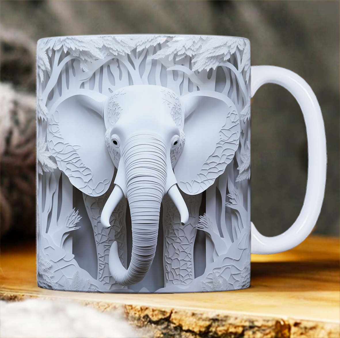 Taza de cerámica con diseño 3d personalizado (15 oz), para la oficina y el hogar, regalos novedosos para cumpleaños, Navidad, Fechas Especiales. (Copia)