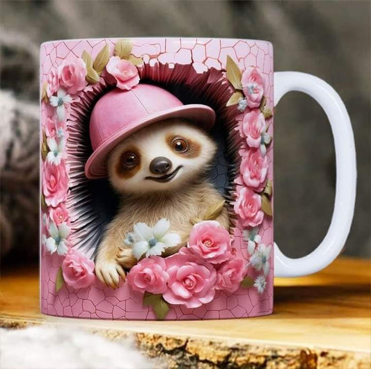 Taza de cerámica con diseño 3d personalizado (11 oz), para la oficina y el hogar, regalos novedosos para cumpleaños, Navidad, Fechas Especiales.