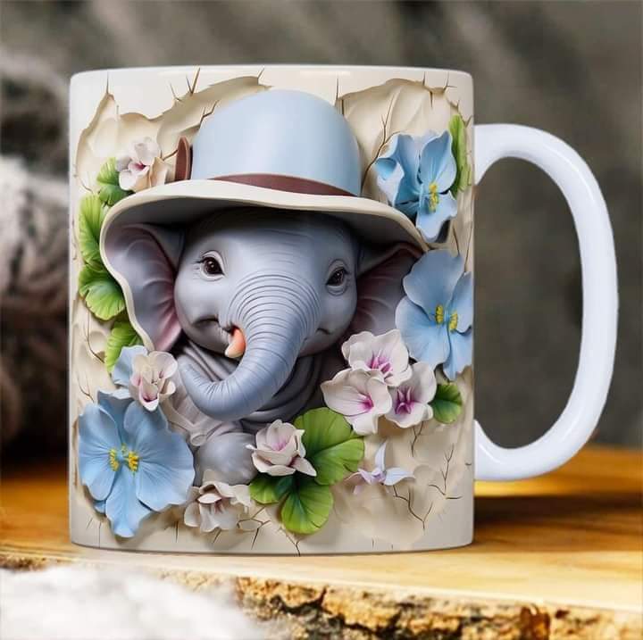 Taza de cerámica con diseño 3d personalizado (15 oz), para la oficina y el hogar, regalos novedosos para cumpleaños, Navidad, Fechas Especiales. (Copia)